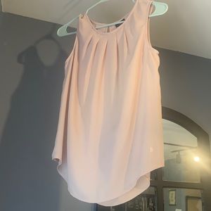 Pale pink Worthington Petite size PM sleeveless blouse worn once